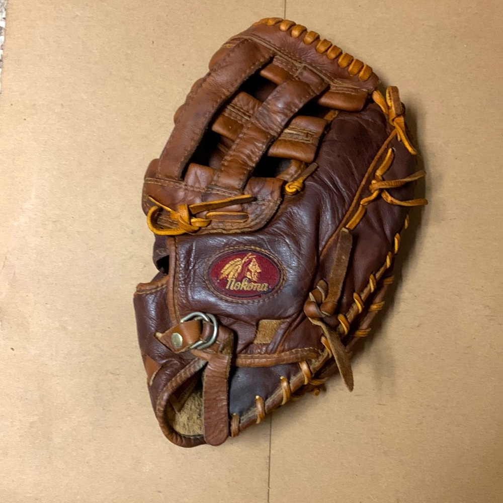 Nokona first base glove. Good used broken in